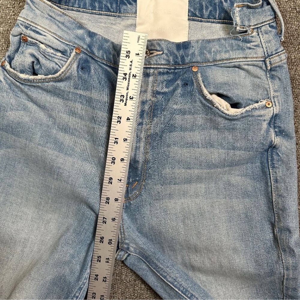 MOTHER High Rise Light Blue Jeans - Picture 3 of 7